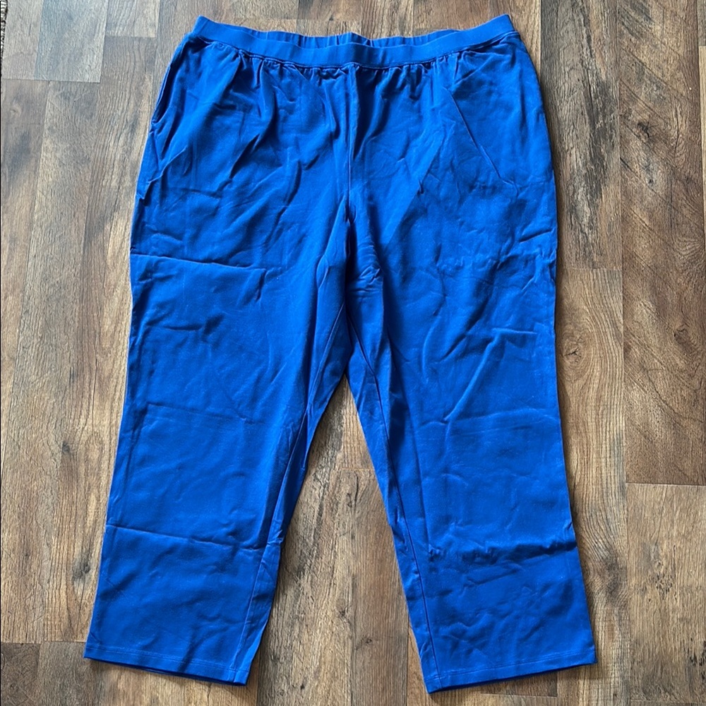 Catherines Blue Petite Leggings Suprema Collection NEW 2x petite